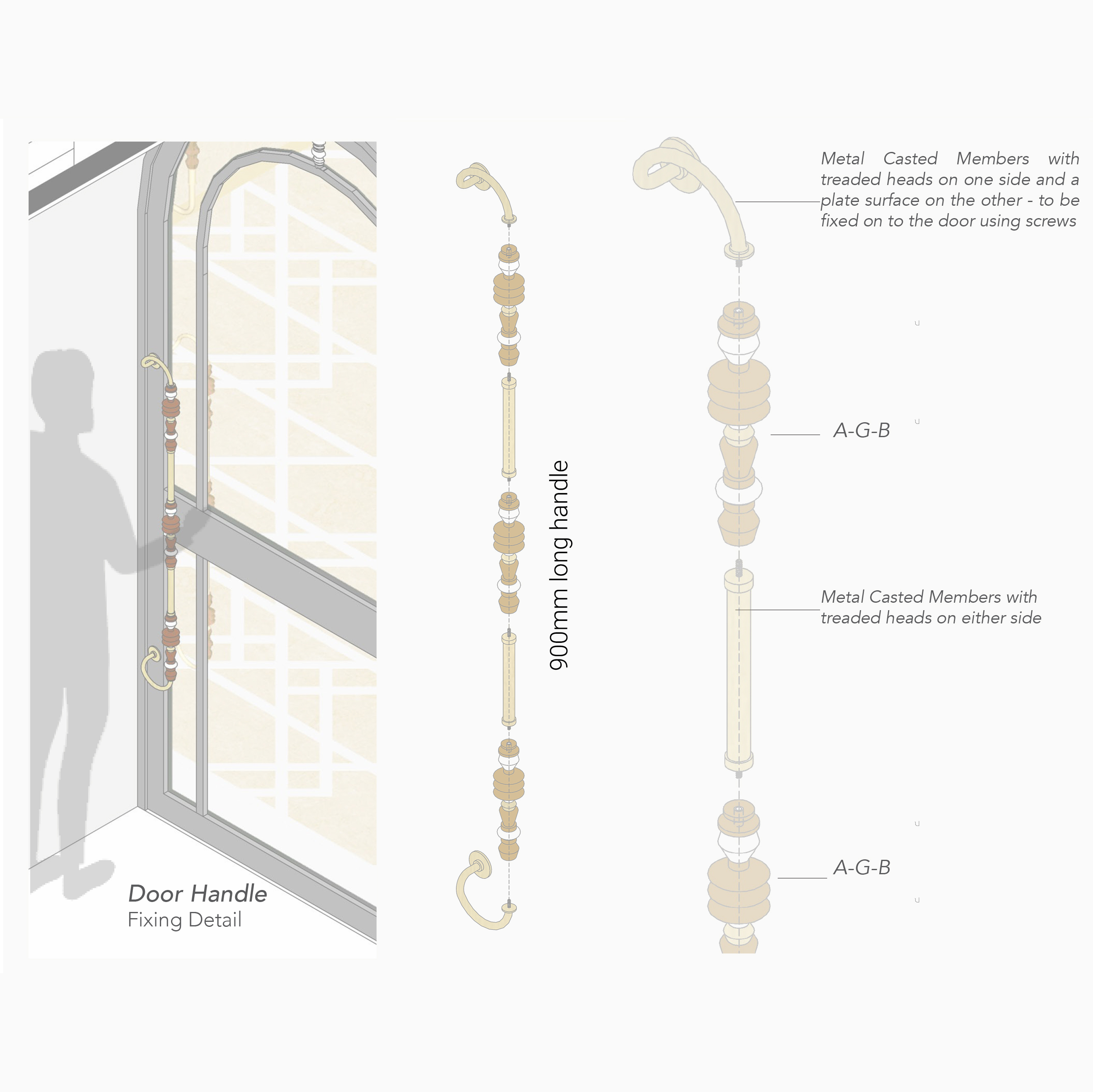 Ornamental Door Handle - image 2